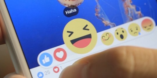Facebook rilis 'reaction,' emoji dengan berbagai ekspresi