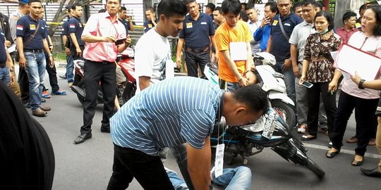 5 Tersangka pembunuhan anggota Brimob Sumut ikuti rekonstruksi