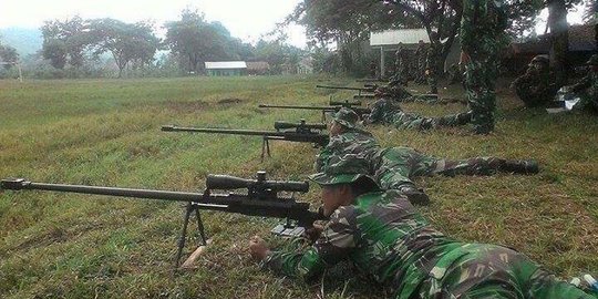 Latihan sniper TNI AD, si pembunuh dari jauh