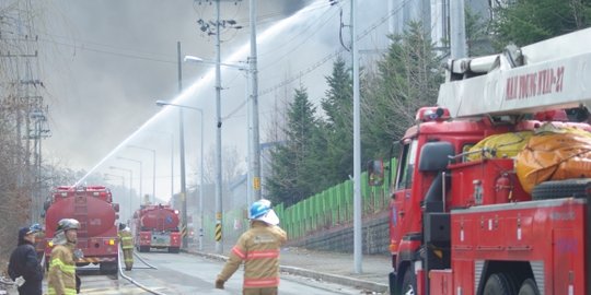Pabrik alat pemadam kebakaran di Korsel meledak, 1 WNI tewas
