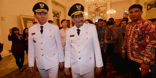 Ahok menanti sikap PDIP restui Djarot dampinginya di Pilgub DKI