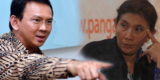 Ahok sindir Susi soal reklamasi: Kalau menteri mau gugat tak bisa!