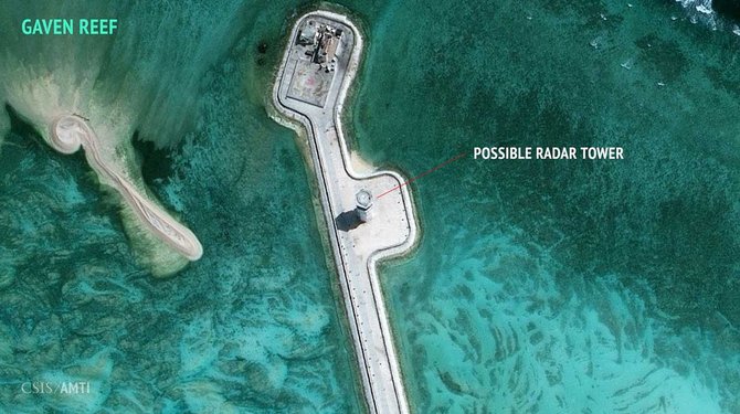china bangun radar di laut china selatan