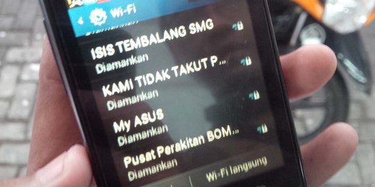 Warga Semarang dihebohkan 3 kode Wi-Fi bernada radikalisme