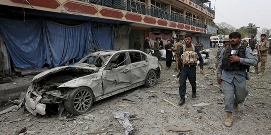 Situasi mencekam usai konsulat India di Afghanistan diserang bom
