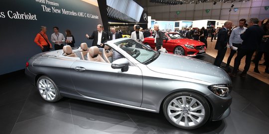 Mercedes-Benz C-Class 'topless' ikut 'nampang' di Geneva 