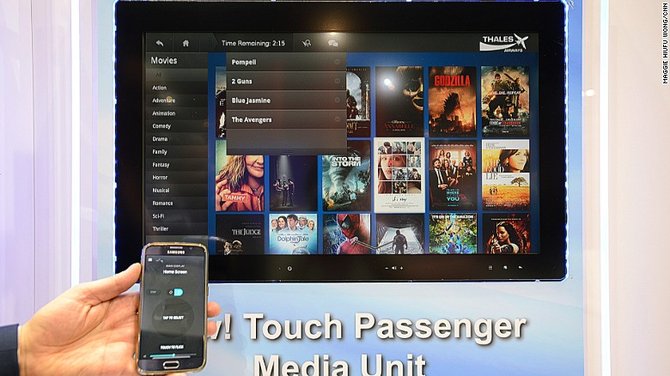 multi tasking inflight entertainment
