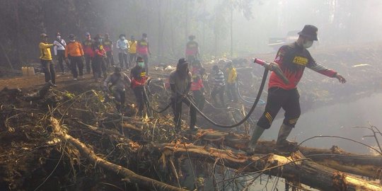 100 Hektare lahan di Kaltim hangus terbakar, aparat dibikin geram