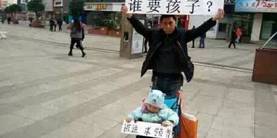 Bangkrut, pengusaha ini jual anaknya secara cuma-cuma