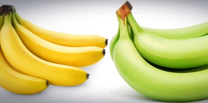 Beda manfaat sehat buah  pisang  mentah dan matang sudah 