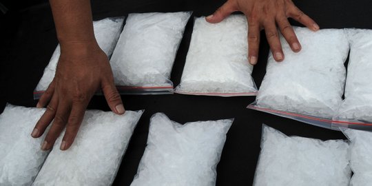 Terima paket sabu 2 kg dari Jakarta, HF disergap polisi