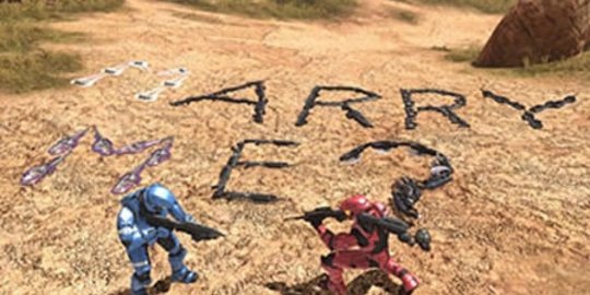 melamar lewat video game halo