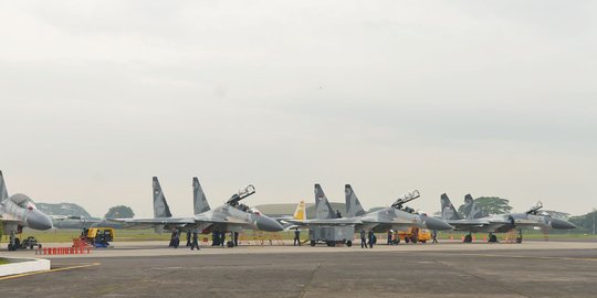 Jelang KTT OKI, jet Sukhoi siaga di Lanud Halim