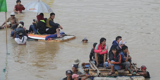 Jika terpilih lagi, Ahok klaim banjir di DKI makin berkurang