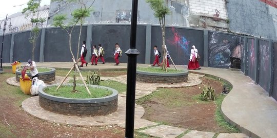 Baru 2 bulan diresmikan, Taman Corat-Coret Bogor bikin macet