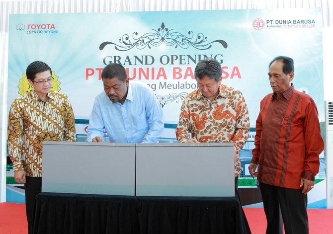 toyota buka outlet resmi di aceh barat