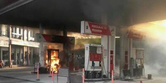 SPBU di Bogor terbakar, kerugian ditaksir capai Rp 750 juta