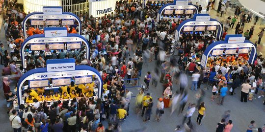 Pengunjung banjiri Travel Fair di Senayan