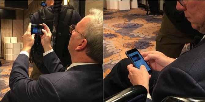 Bos perusahaan induk Google ketahuan pakai iPhone 