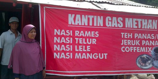 Makan di Kantin Gas Methan di Semarang bisa dibayar pakai sampah