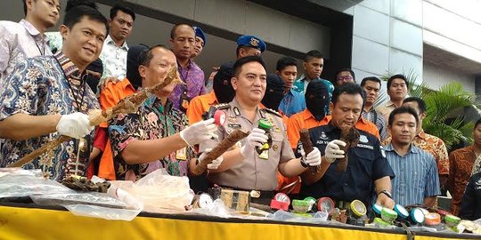 Polisi gelar rekonstruksi pencurian kabel di 3 lokasi