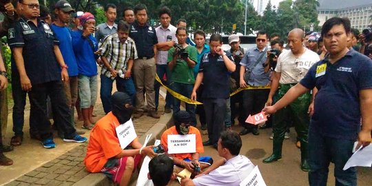 Ini cara 6 pencuri kabel di Medan Merdeka Selatan kelabui petugas