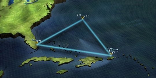 Ngeri! Ini penyebab raibnya kapal dan pesawat di segitiga Bermuda