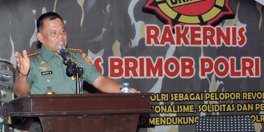 Panglima ajak TNI-Polri bersatu, jangan sampai diadu domba