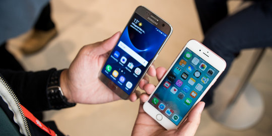 Duel performa, iPhone 6s Plus pecundangi Samsung Galaxy S7 Edge