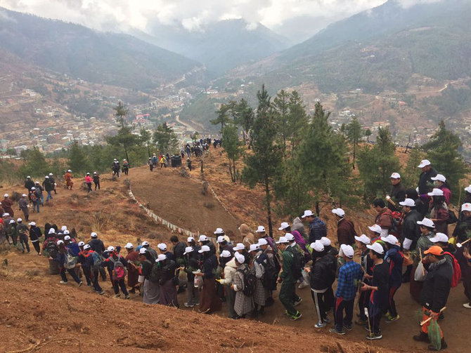 bhutan sambut kelahiran putera mahkota dengan tanam pohon