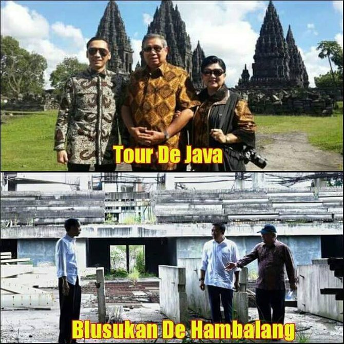 meme bandingkan sby jokowi