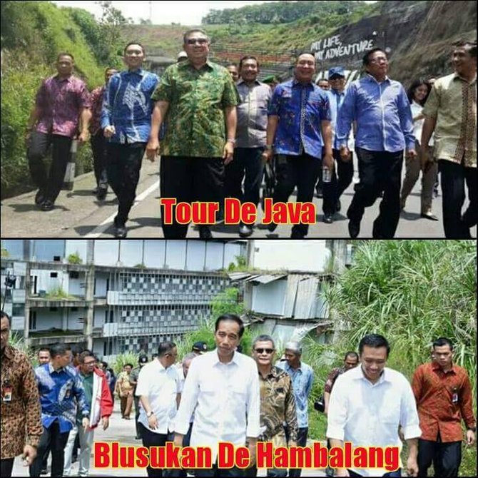 meme bandingkan sby jokowi