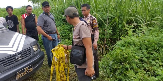 Mayat wanita bugil di semak kebun tebu gegerkan warga di 