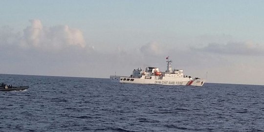 Ini penampakan kapal aparat China yang terobos Laut Natuna