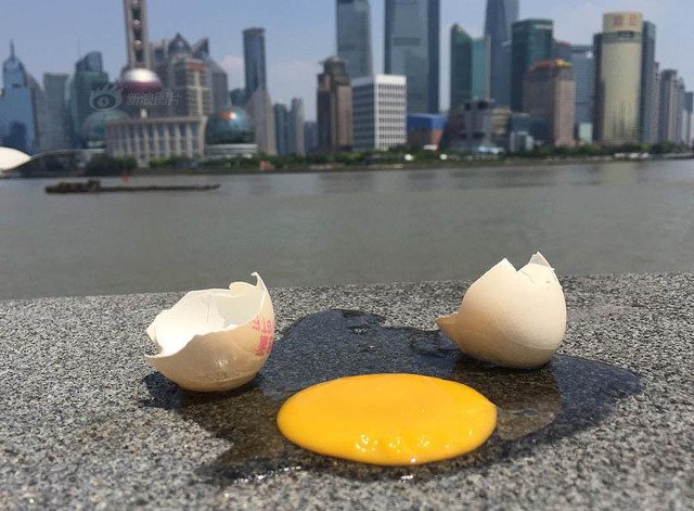 cuaca panas di china bisa matangkan telur