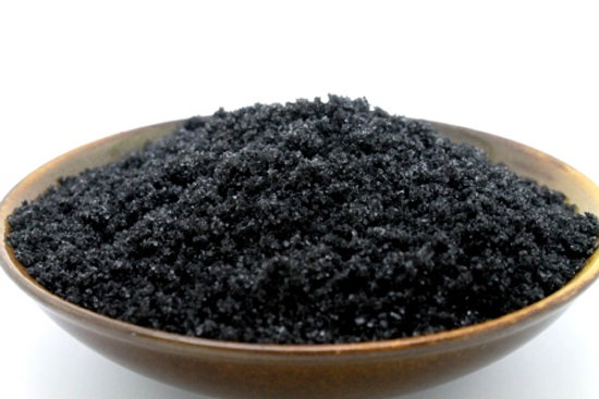 black lava salt