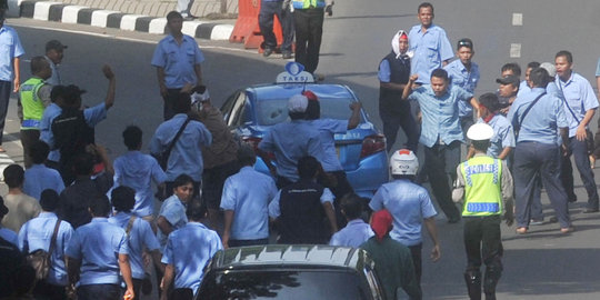 peristiwa hari ini di jakarta Organda Demo hari ini puncak dari kekesalan merdeka com