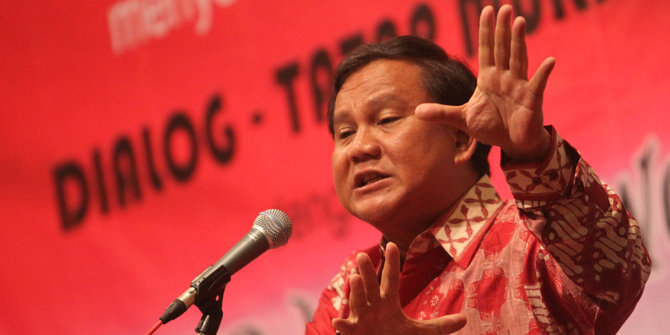 Prabowo: Saya ingatkan, dulu yang menarik Ahok ke Jakarta itu saya!