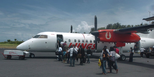 Asap mengepul di kabin, Wings Air mendarat darurat di Kupang