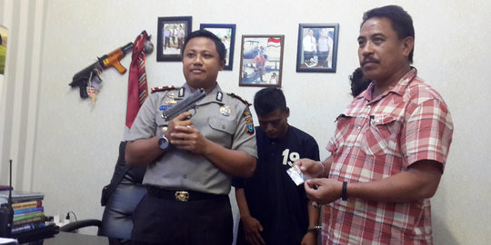 Edarkan sabu dan miliki senjata api, 2 preman masuk bui