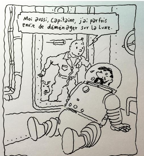 tintin dan snowy menangis karena teror belgia