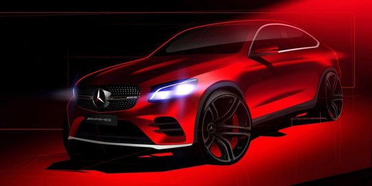 Mercedes-Benz GLC Coupe goda publik sebelum 'naik panggung'