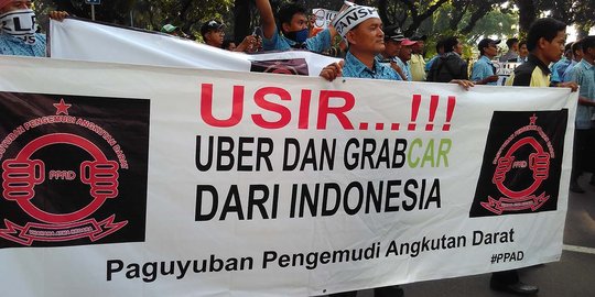 Ini hasil pertemuan Grab, Uber, dan Kemenhub usai didemo sopir taksi