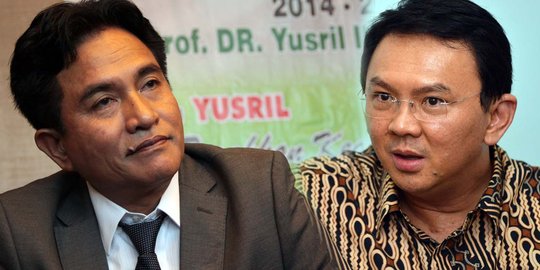 Yusril sebut elektabilitas Ahok stagnan dan bisa dikalahkan