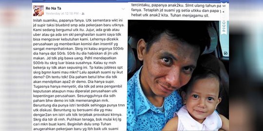 Curhat istri sopir Blue Bird, suami cuma dapat Rp 50 ribu per hari