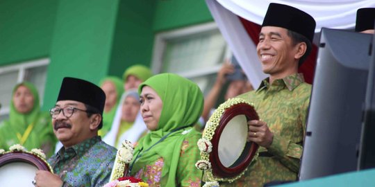 Jokowi minta Muslimat NU gotong royong hadapi MEA