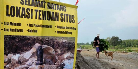 Situs diduga candi ditemukan di Boyolali, malah digali oleh warga