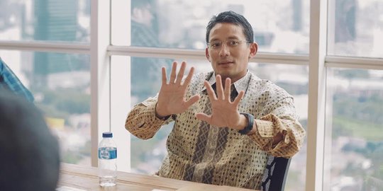 Bersaing dengan Sanusi di penjaringan Cagub, ini kata Sandiaga Uno