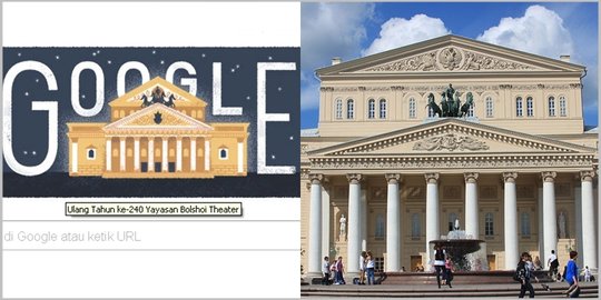 Mengapa Bolshoi Theater muncul di Google Doodle hari ini?