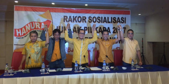 Sudah mendukung Ahok, Hanura baru buka pendaftaran Pilkada besok